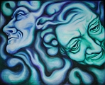 Voltaire Study - oil painting